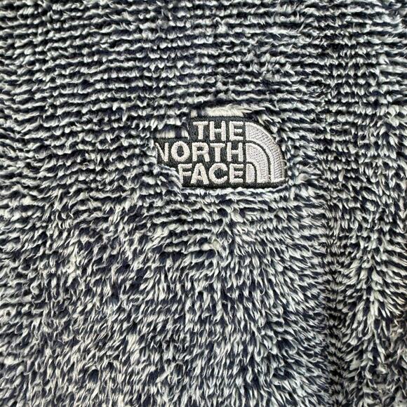 The North Face Osito Full Zip Fleece Women's M Light Blue Dark Blue Heather - Picture 9 of 15